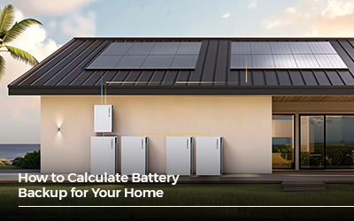 How to Calculate Battery Backup for Your Home