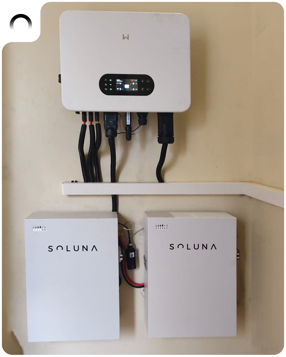 Soluna IP20 Lyra 5k x 2 paired with Goodwe ES Uniq Inverter